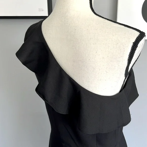 Banana Republic One-Shoulder Ruffle Dress - Picture 6 of 8